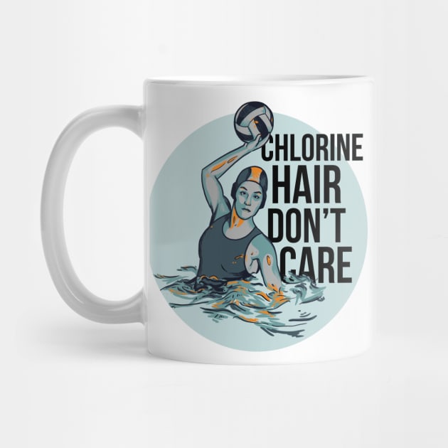 Chlorine Hair Don't Care by polliadesign